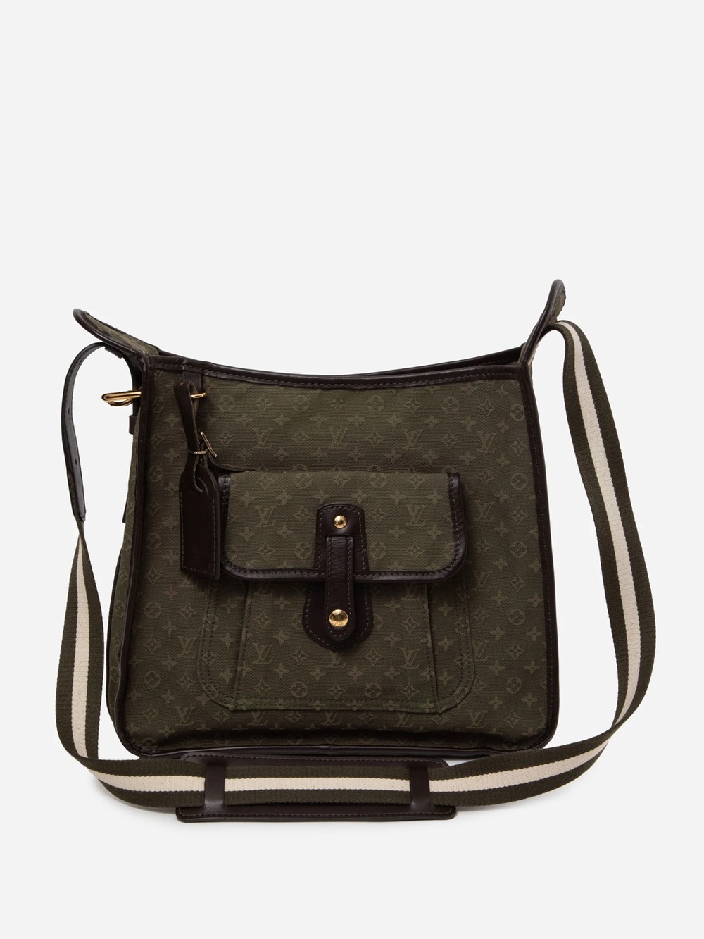 Louis Vuitton 2004 Green Mini Monogram Besace Mary Kate Shoulder Bag